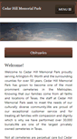 Mobile Screenshot of cedarhillmp.com